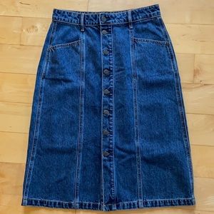 Old navy midi denim skirt